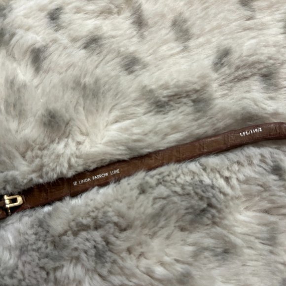 Linda Farrow -  Aviator Sunglasses – Brown Snakeskin Frame MSRP$1150 Super Rare - Picture 3 of 5